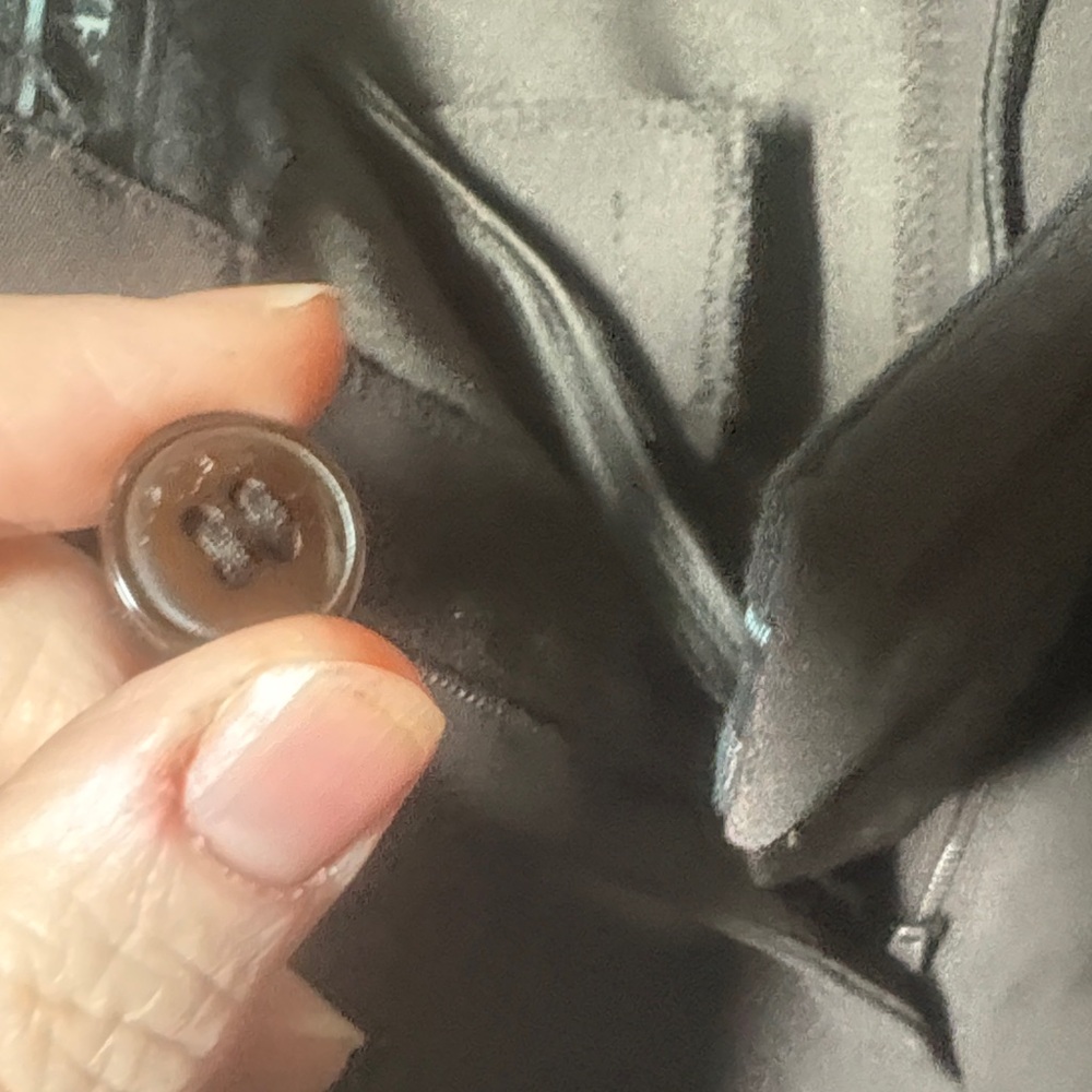 Ann Klein Petite Dark Chocolate Brown Women's Trousers - Picture 3 of 5